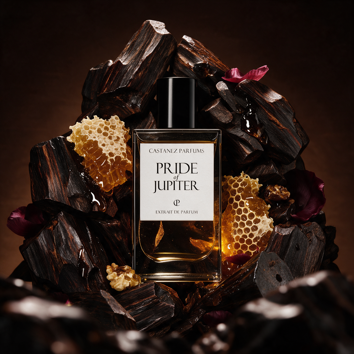 PRIDE OF JUPITER de Castanez Parfums, imagen editorial de la fragancia